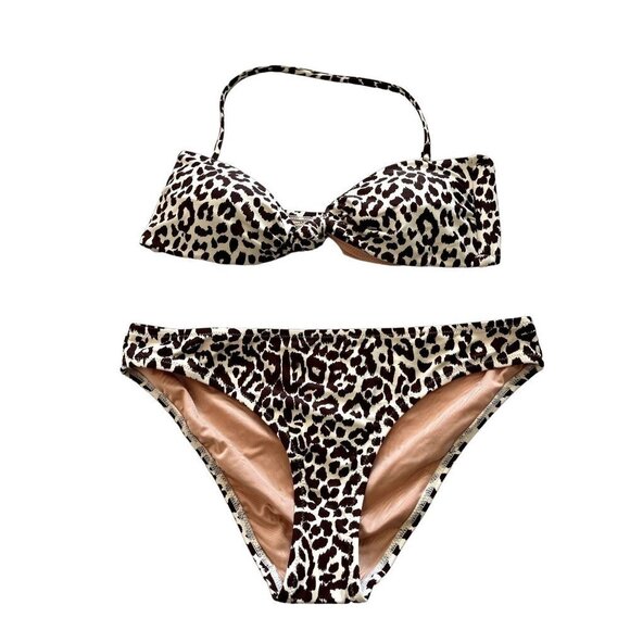 NWT J.Crew Hipster Full-Coverage Leopard Print Bikini Bottom - Picture 7 of 10